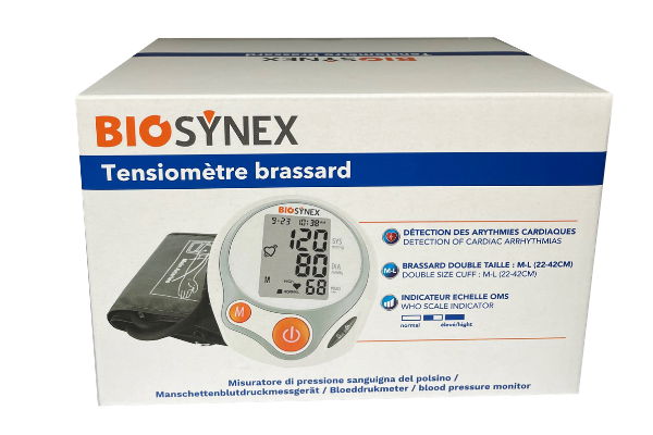 Biosynex Tensiomètre brassard AFib - Mesure tension artérielle